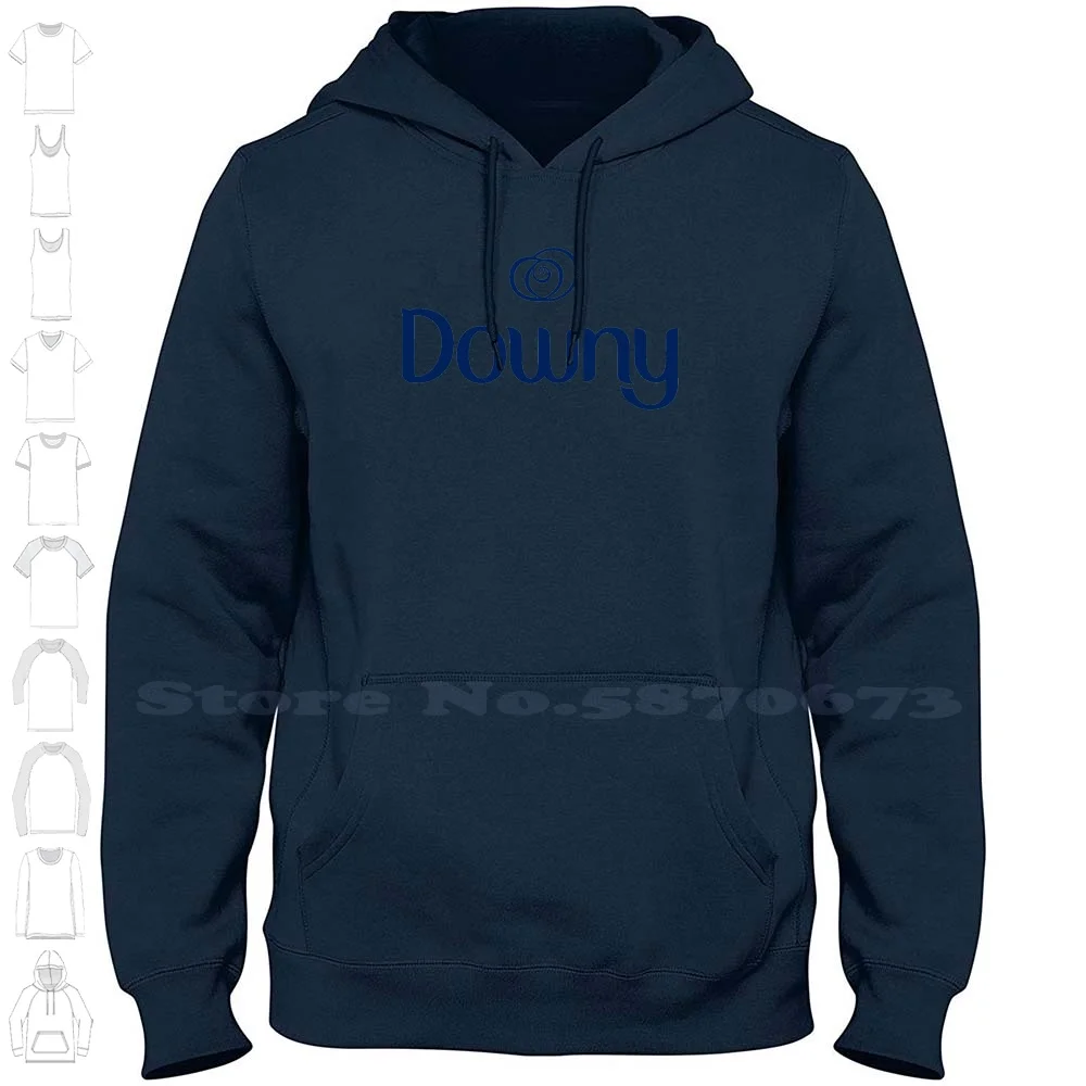 Downy Logo High-quality Hoodie 100% Cotton Sweatshirt