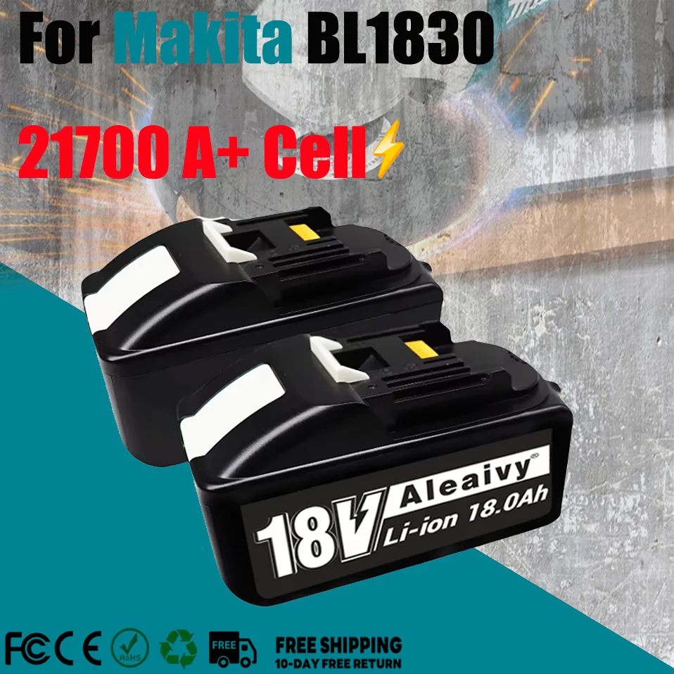 

For Makita 18V Battery 12Ah 18Ah Lithium Battery Compatible For Makita BL1830 BL150B BL1860B Battery Hammer Drill Power Tools