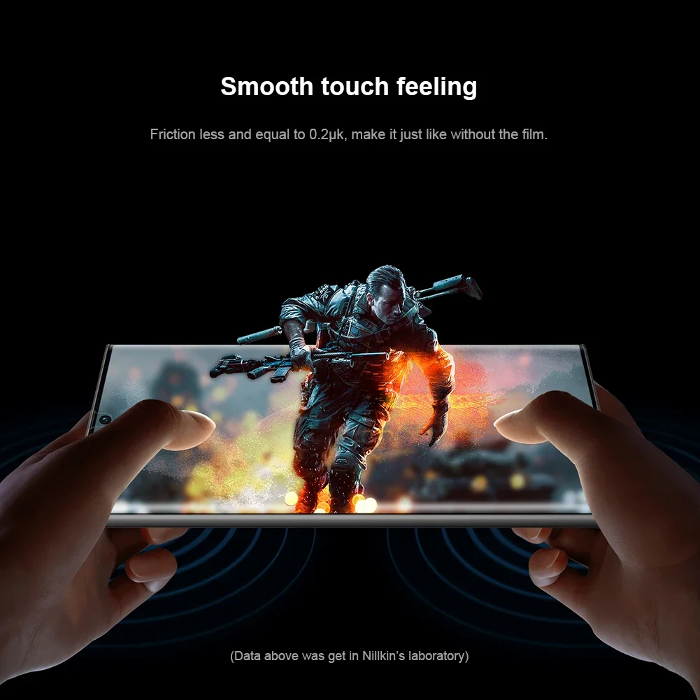 2PCS/Set For Samsung Galaxy S24 Ultra Nillkin Impact Resistant 3D Curved Screen Protector Full Cover Soft Film For S24 Plus/S24