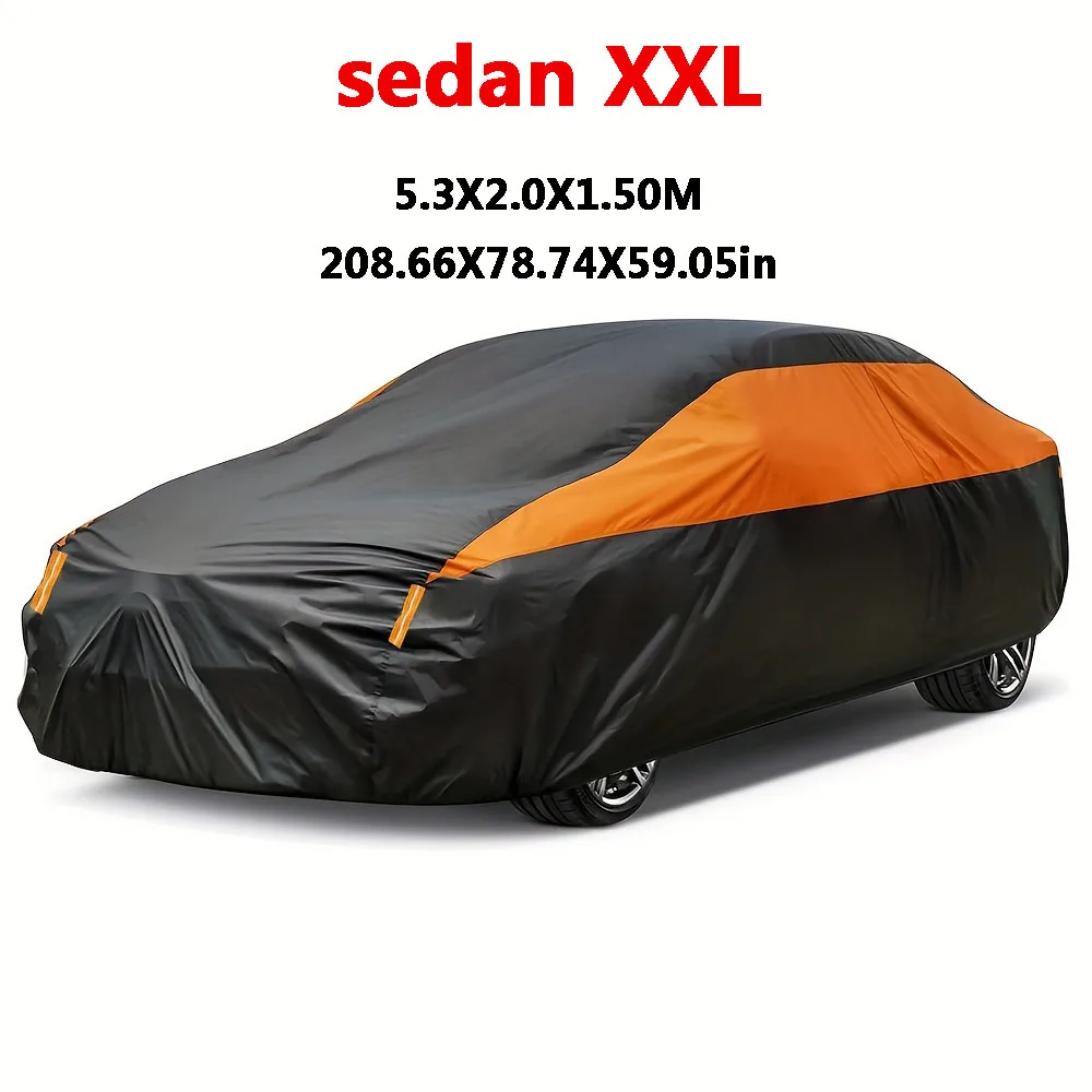 Autohoezen Buiten Waterdicht Zon Regen Sneeuw Bescherming UV Auto Cover Universele SUV/Sedan 190T Auto Beschermende Volledige Covers