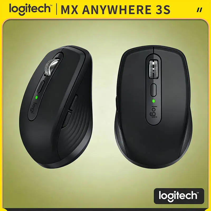 

Компактная мышь Logitech MX Anywhere 3S, эргономичный дизайн, перезаряжаемая, с быстрым прокруткой для портативных ПК Mac