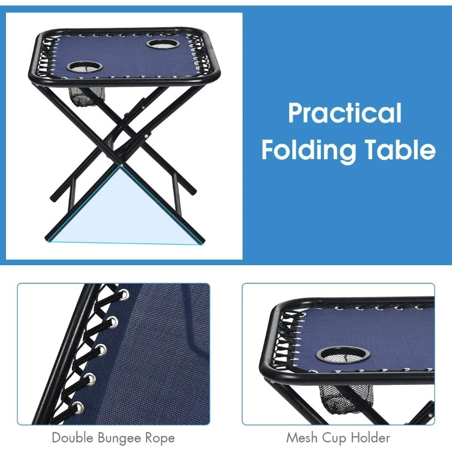 3 قطعة كرسي انعدام الجاذبية فناء كرسي صالة الكراسي في الهواء الطلق ساحة بركة كرسي للطي صالة الجدول كرسي مجموعة للاسترخاء و