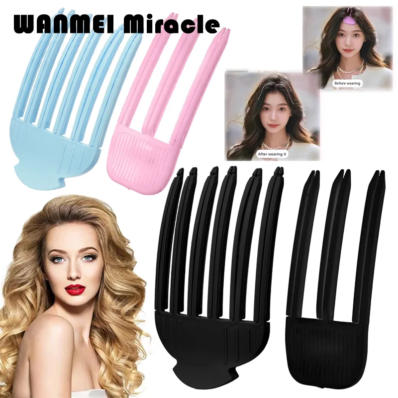 1/2pcs New Heatless Hair Care Roots Natural Fluffy Hair Clip No Heat Hair Curler Styling DIY Hair Styling Fluffiness Tool