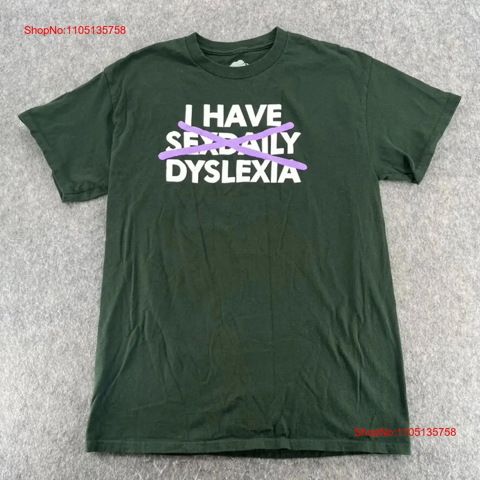 

Danny Duncan Mens Pine Green T Shirt M Humor vintage Washed Breathable Casual fashion Unisex Stretched Top For Everyday Wear