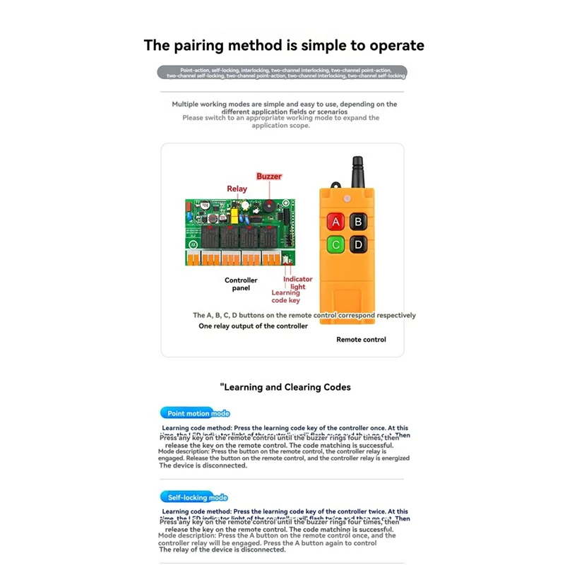 لبوابة باب المرآب التحكم عن بعد التبديل 433 ميجا هرتز اللاسلكية 4CH التتابع وحدة الاستقبال DC12V-36V راديو يعمل بموجات الراديو تحكم العالمي أ