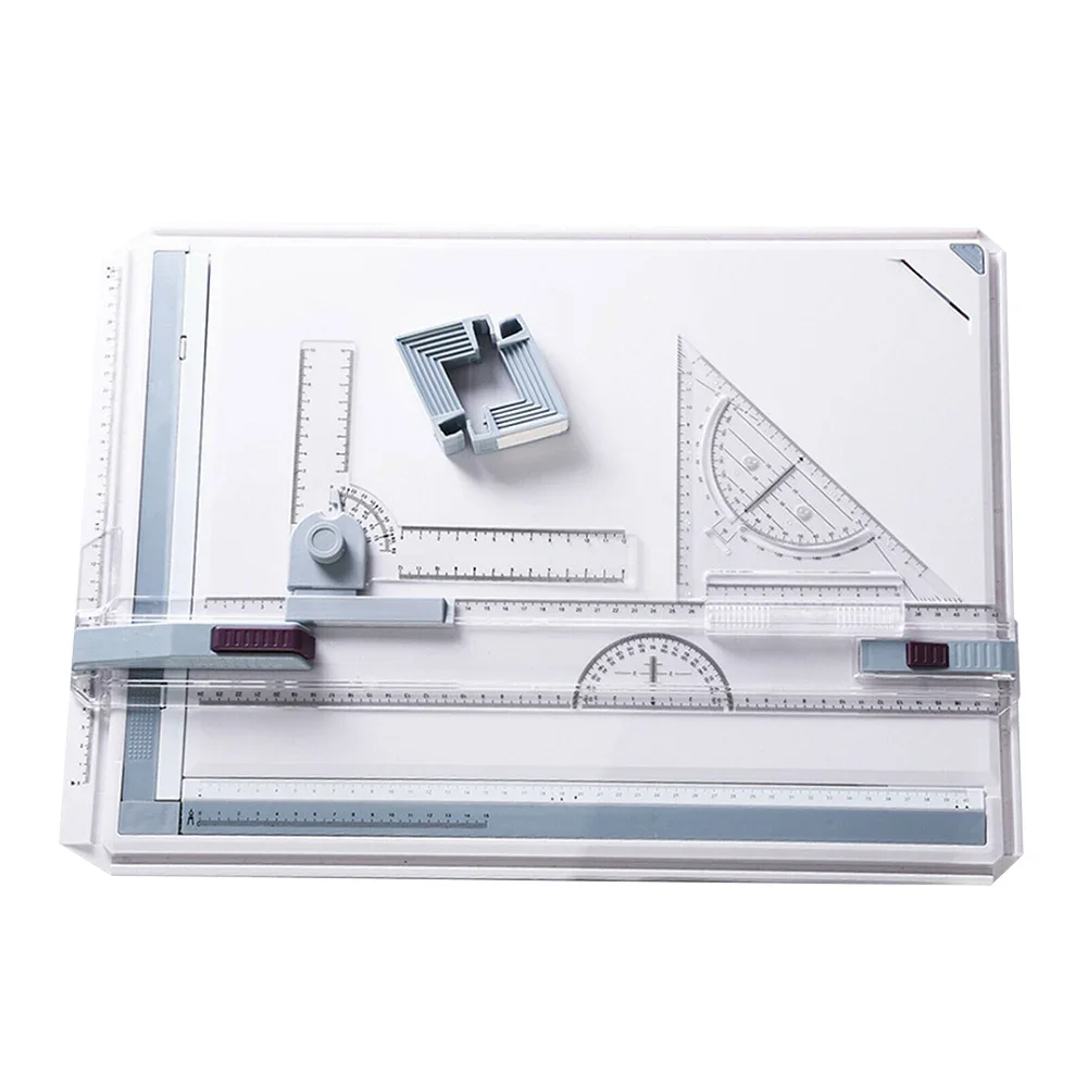 

Plastic Material and ABS Plastic Type A3 Drawing Board Table with Clear Ruler Parallel Motion and Adjustable Angle