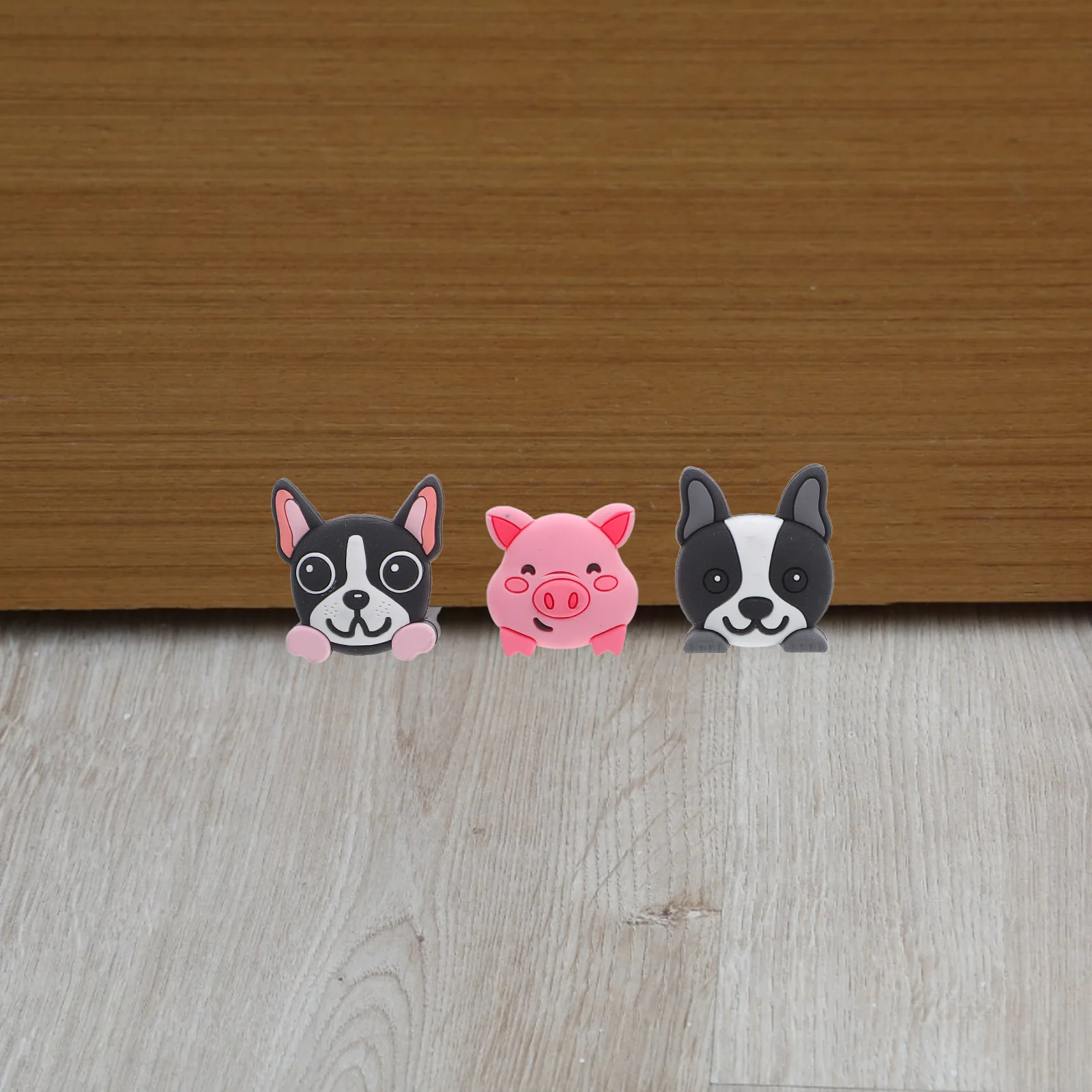 3 قطعة حاجز الباب الحيوان الكرتون الباب سدادة مكافحة سلامة حامي لطيف الزخرفية إسفين الباب للمنزل مكتب الاطفال الحيوانات الأليفة #6