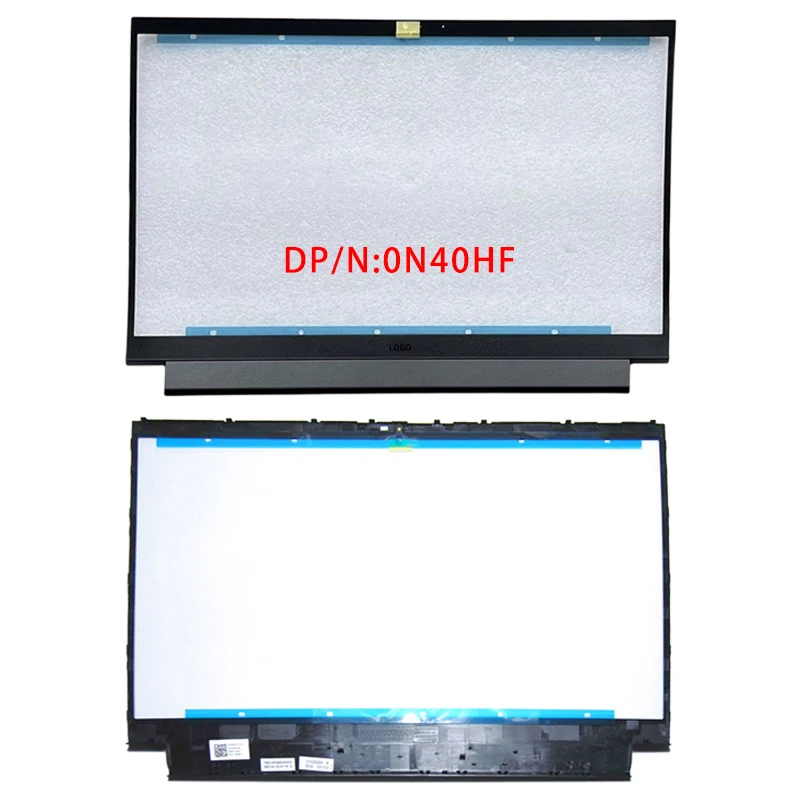 جديد لـ Dell G15 5530 5535 2023؛ ملحقات الكمبيوتر المحمول البديلة Lcd الغطاء الخلفي/الإطار الأمامي/Palmrest/الجزء السفلي مع الشعار 0MFNCW、0VYTFN