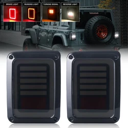 2pcs LED Tail Light For Jeep Wrangler JK Brake Reverse Turn Signal Lamp Back Up Rear Parking Stop Light DRL 12V Car Accessories