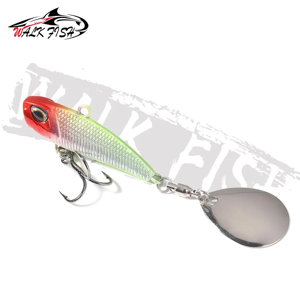 LOPEN VIS 7g 11g 15g 21g Spinner Aas Metalen VIB Vissen Lokken Roterende Staart Trillingen pailletten Japan Wobbler Trolling Aas Pesca