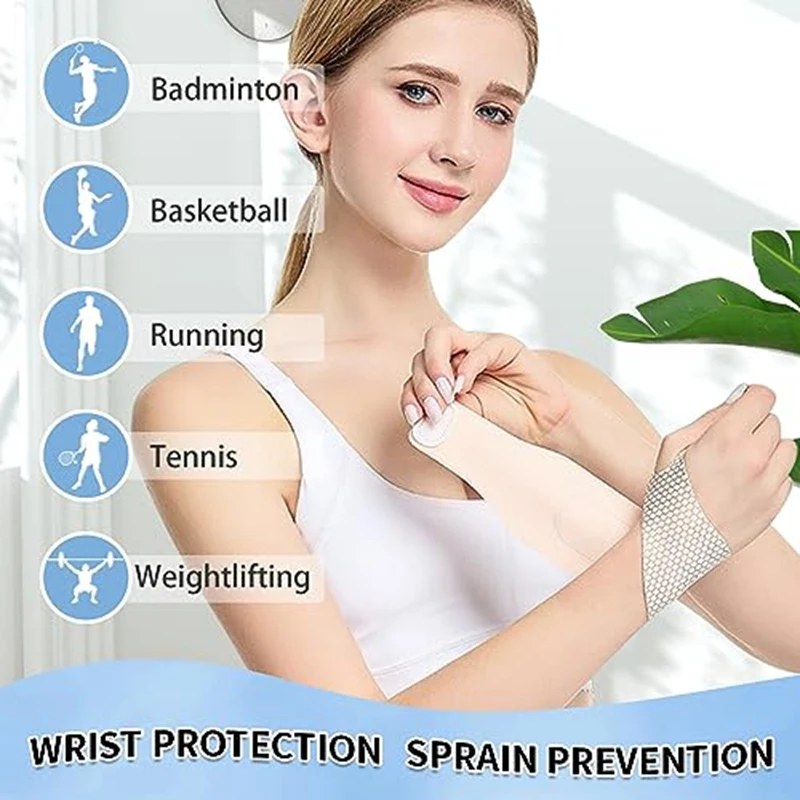 Wrist Brace Breathable Wrist Band Adjustable Wrist Wraps Support For Carpal Tunnel Flesh Color 1PCS