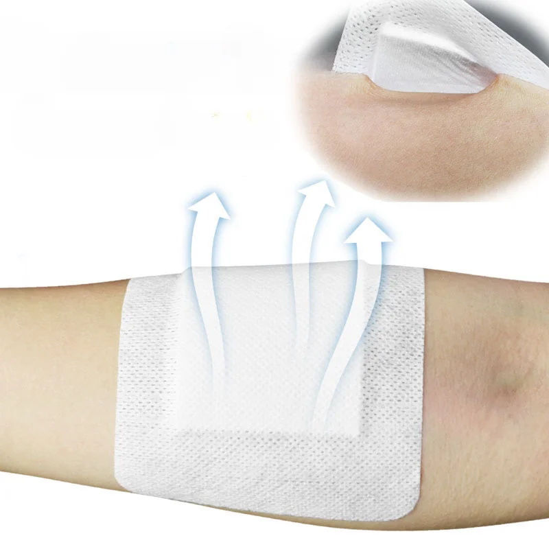 

3pcs/set Non Woven Fabrics Sterile Dressing Skin Patches Wound Bandages Dressing Plaster Breathable Band Aid