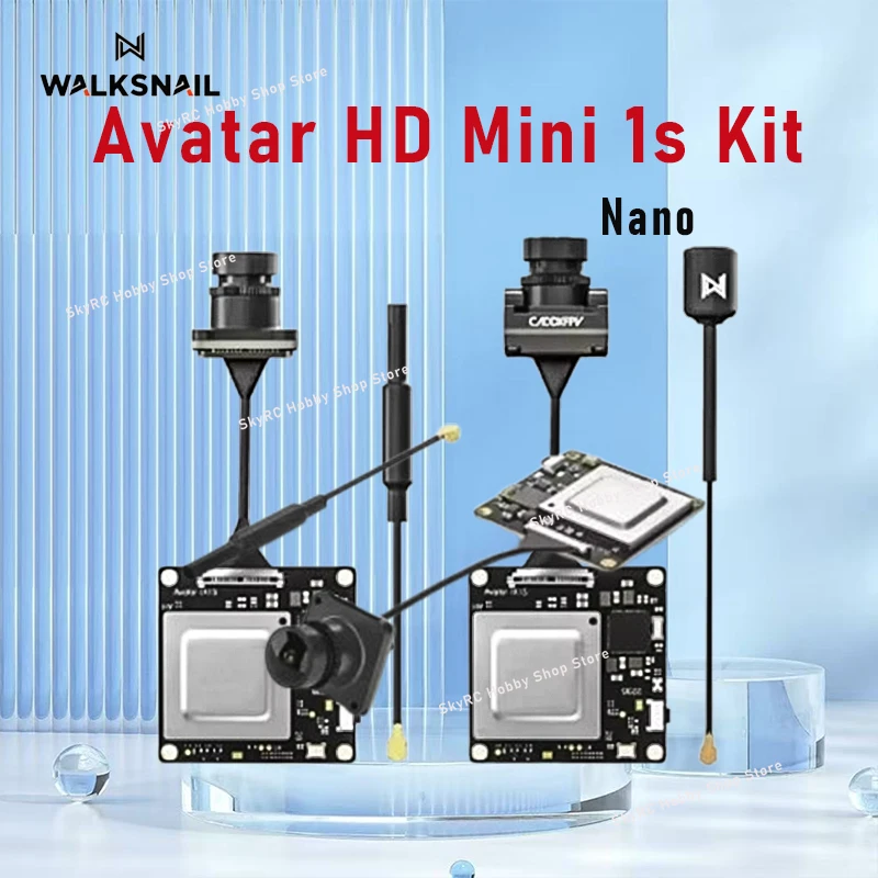 

Walksnail Avatar HD Mini 1s Kit with Nano Camera / Lite Kit Caddx FPV Avatar 1S Lite /Nano Camera Avatar 1S Lite Vtx Only Parts