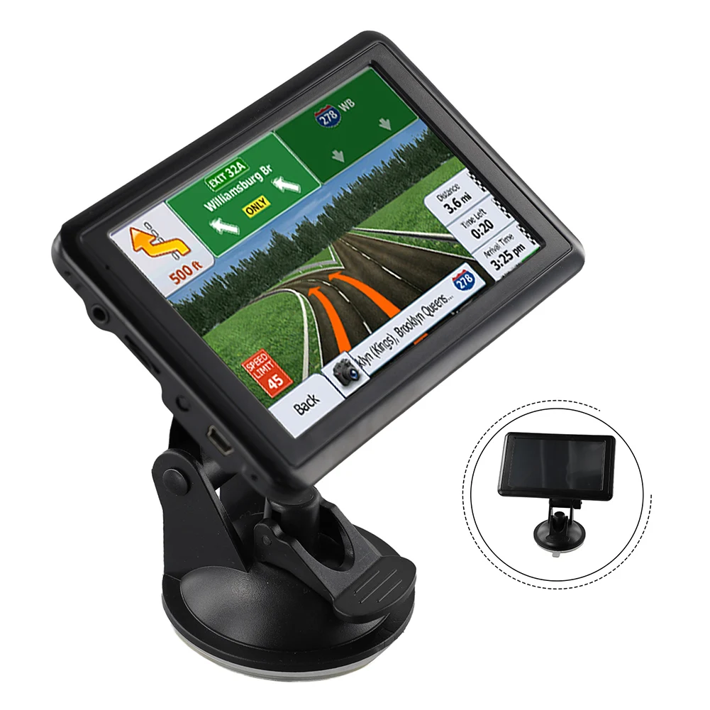 5-calowy ekran dotykowy nawigacji GPS 8 GB 128 MB z nawigacją samochodową i mapą Bliskiego Wschodu Akcesoria samochodowe Narzędzia