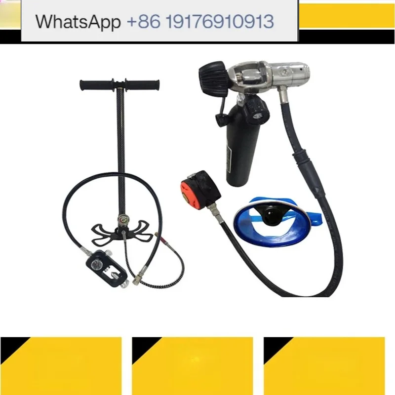 Submersible snorkel equipment, respirator, high pressure pump 30mpa manual, pressure reducing valve set
