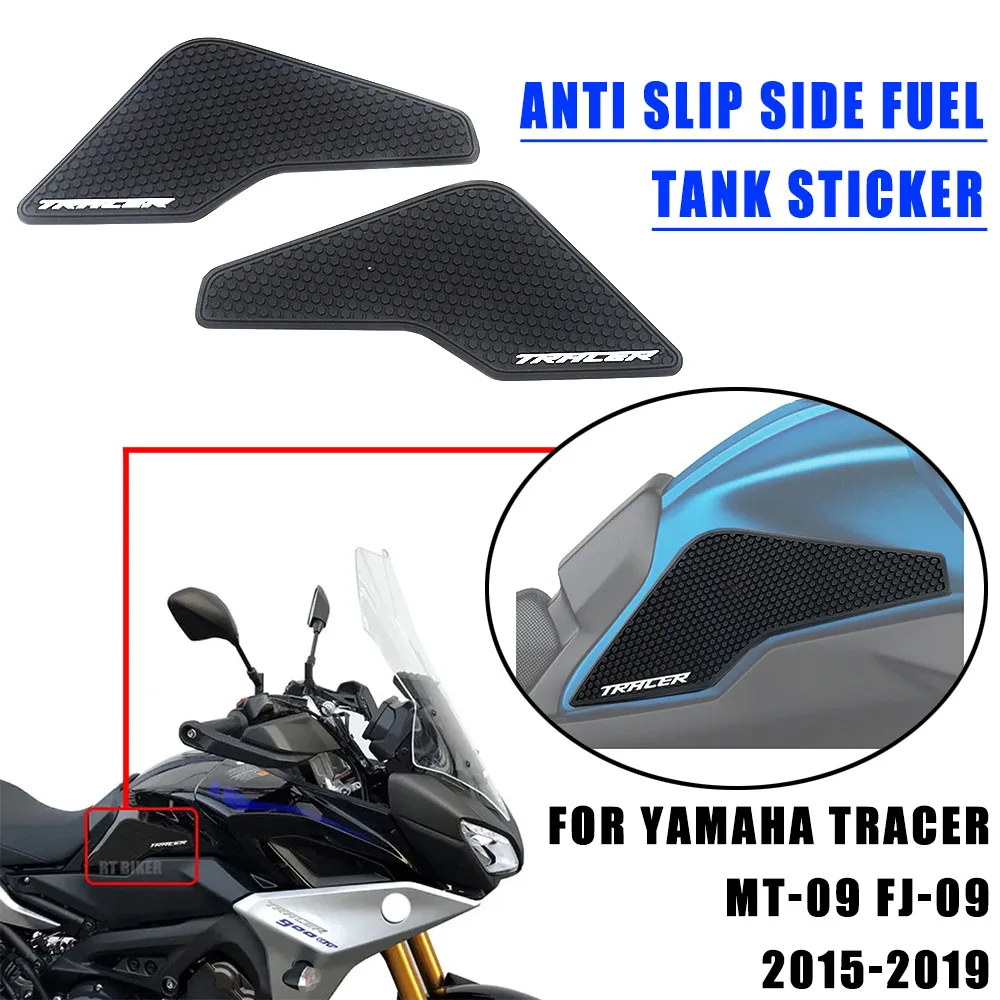 

NEW For YAMAHA TRACER MT-09 FJ-09 Tracer 900 2019-2015 2018 2017 2016 Motorcycle Non-slip Side Fuel Tank Stickers Waterproof Pad
