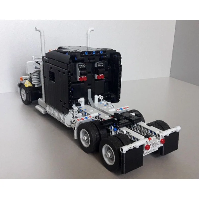 MOC- 194528   Nuevo camión eléctrico de transporte RC, bloques de construcción empalmados, modelo 1890, piezas para niños, bloques de construcción de cumpleaños, regalos de juguete