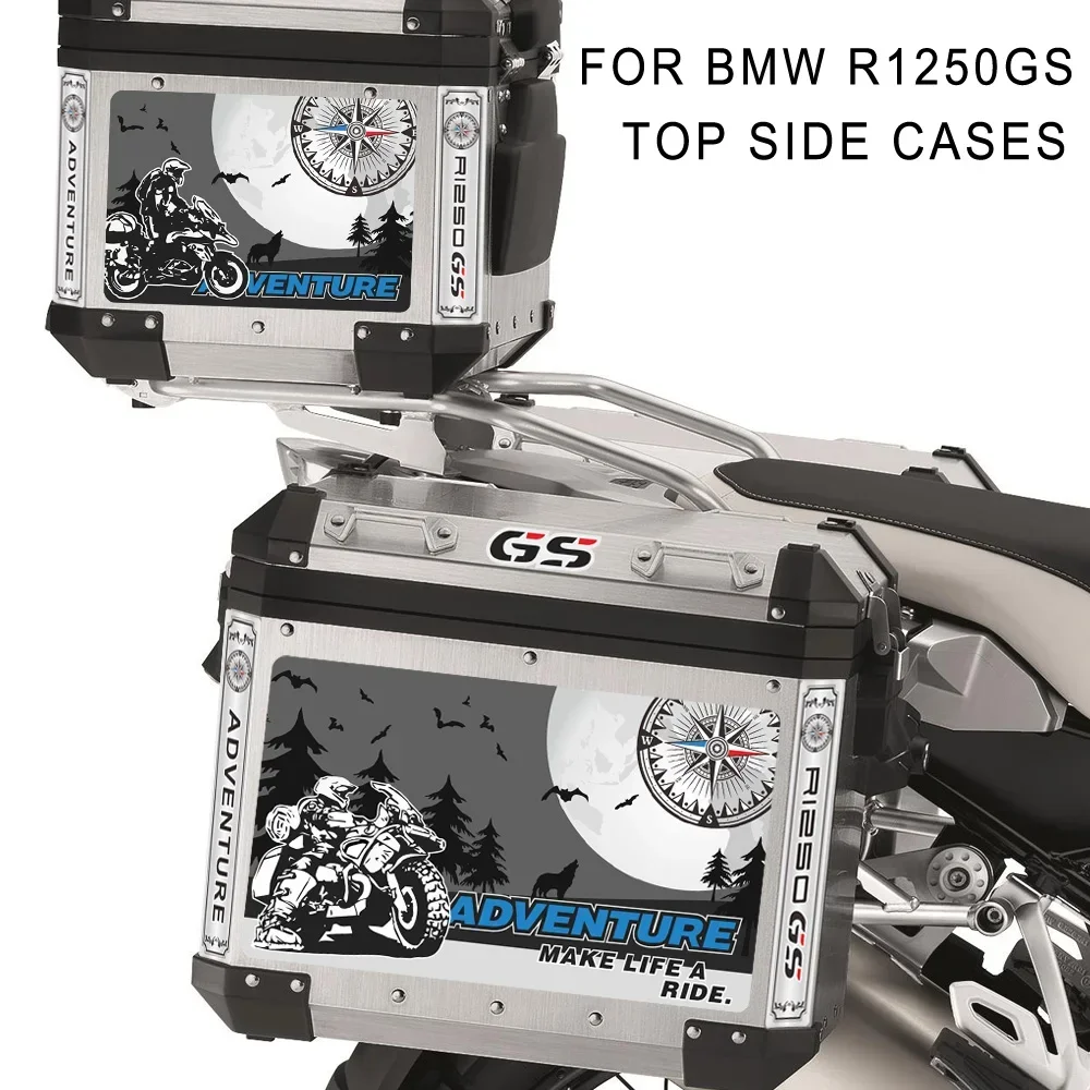 HP Trunk Stickers Tail Top Cases Panniers Luggage Aluminium Adventure Fit BMW R1250GS R1250 R 1250 GS GSA 2018 2019 2020 2021