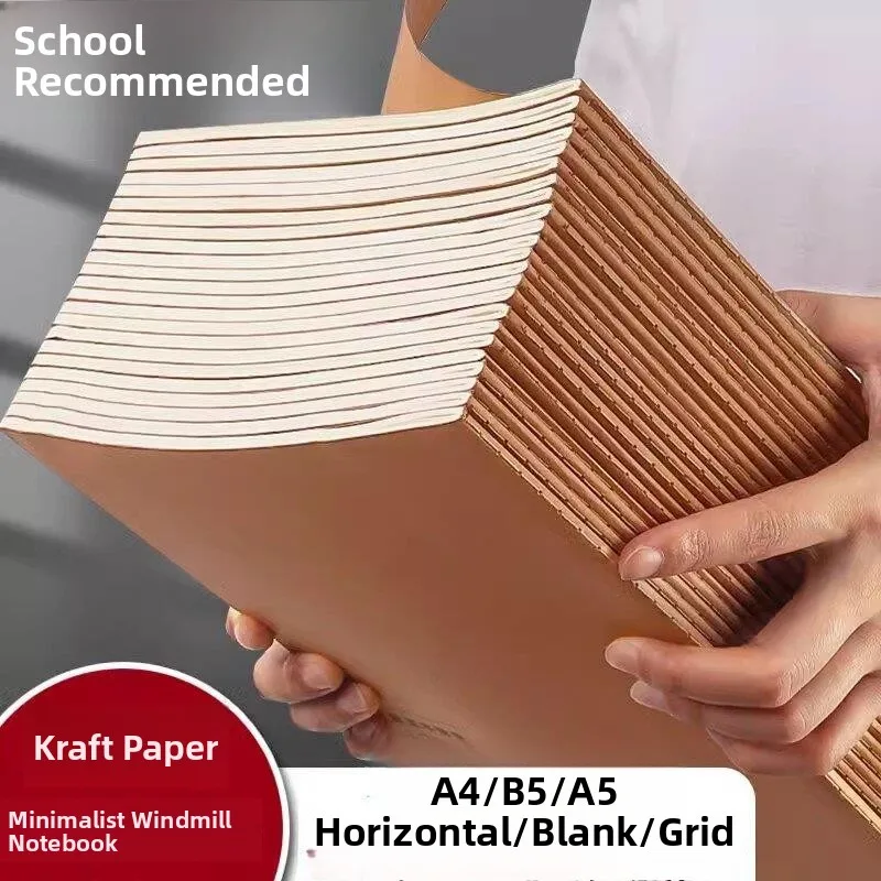 thickened-leather-paper-notebook-retro-simple-university-middle-school-elementary-school-student-a5-assignment-notebook