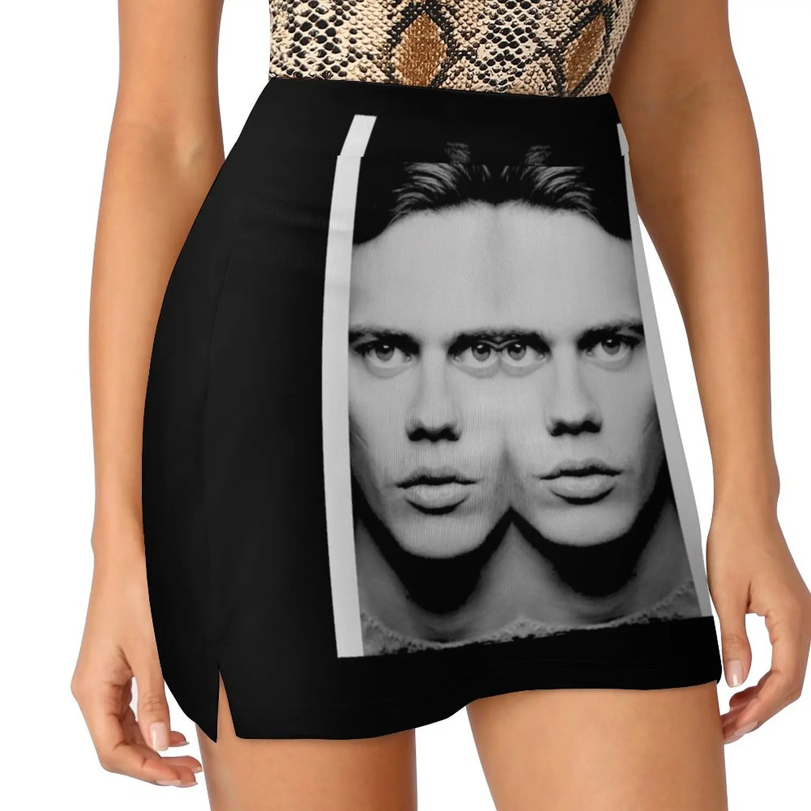 

Mens Womens Bill Skarsgard Gifts For Music Fan Mini Skirt micro mini skirt extreme extreme mini dress