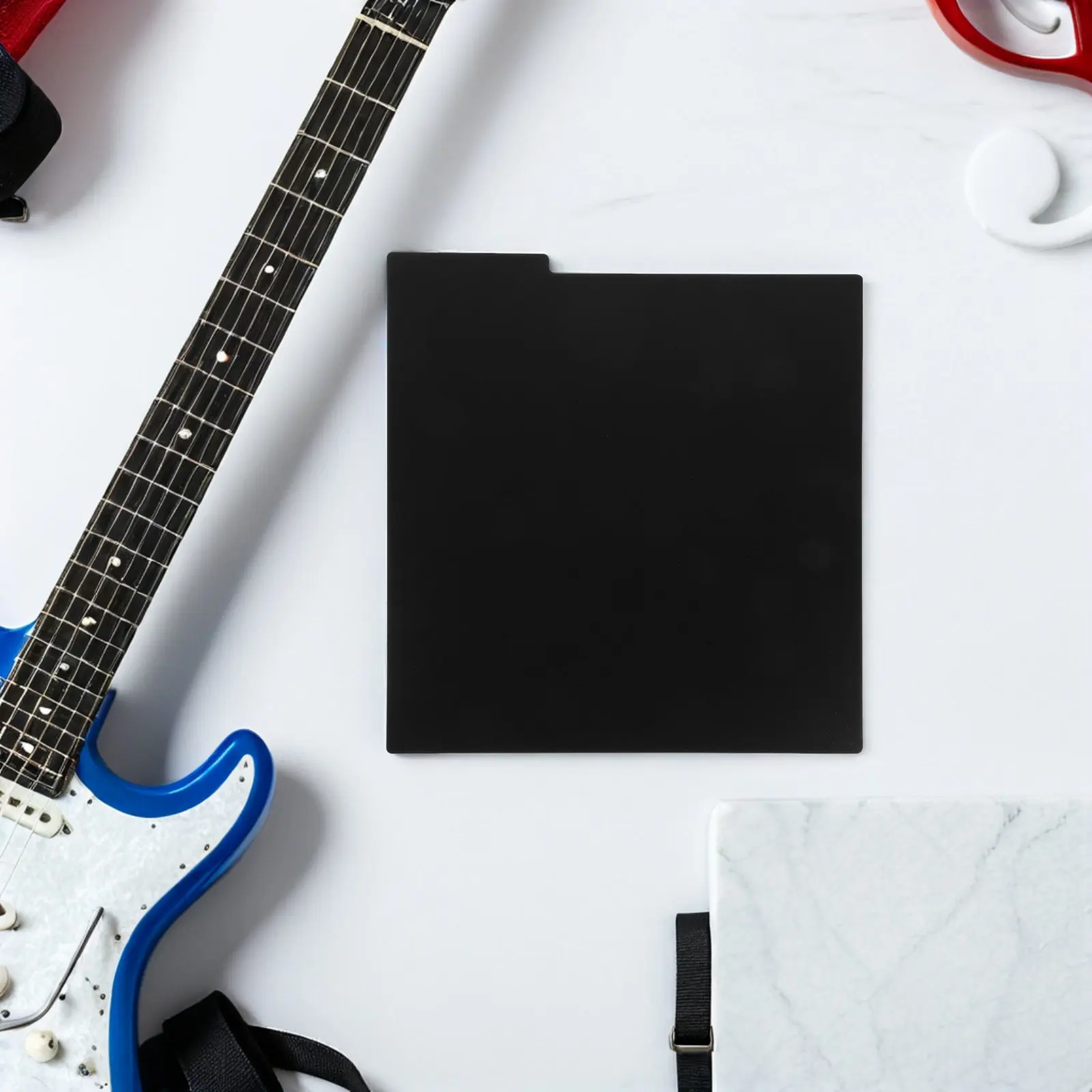 

16Pcs Vinyl Record Dividers Plastic Album Separators Waterproof Dustproof for Shelf Storage Collection Organizers Black