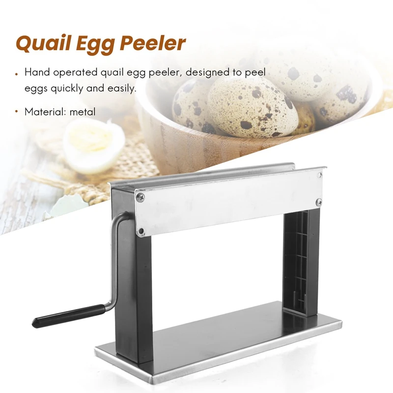 Egg Huller Manual Household Portable Hand Roll Quail Egg Peeler Manual Quail Egg Peeler Sheller