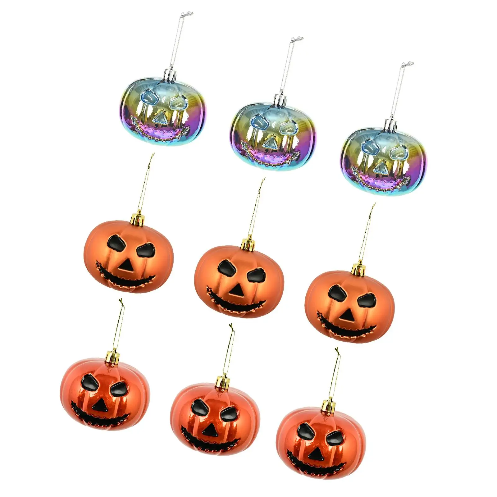 Décorations de Citrouille d'Halloween, 3x