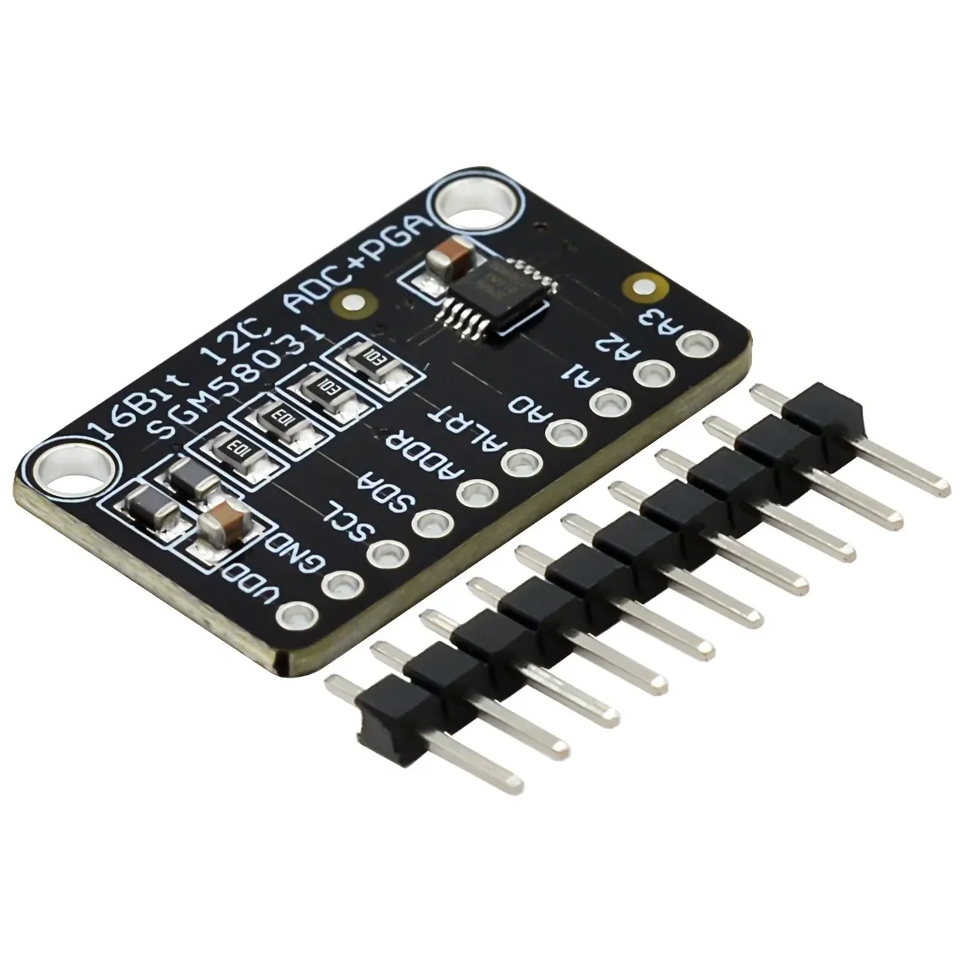 SGM58031 Development Board，16-bit High Precision，I2C Module，4 Channel ADC Data Acquisition Converter，compatible with Arduino