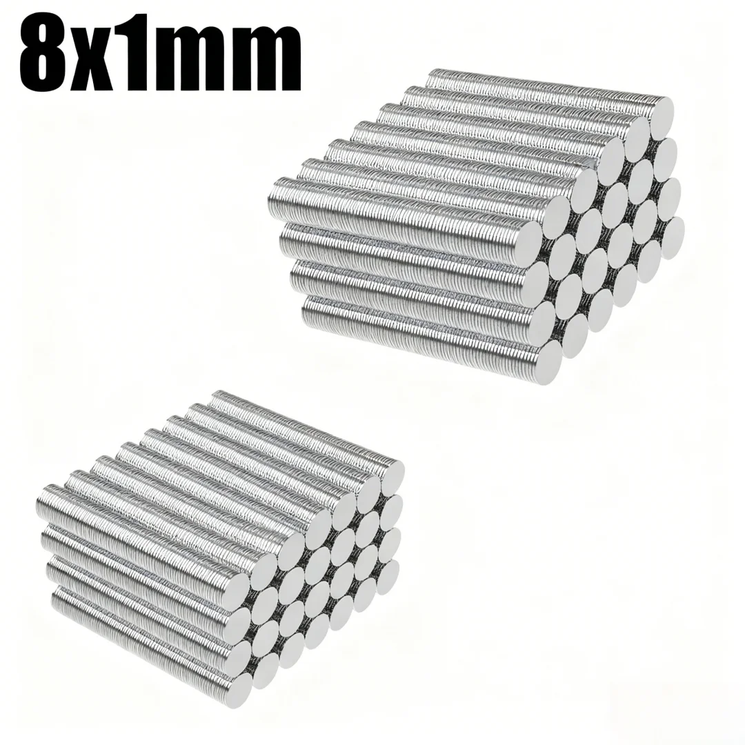 8x1mm iman Refrigerator Magnets DIY Office Whiteboard Workshop
