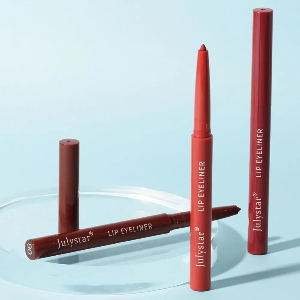 

2-in-1 Velvet Matte Lipstick Pen Waterproof Lasting High Pencil Liner Natural Gloss Cup Cosmetics Lip Pigment Lip Non-stick U9Y8