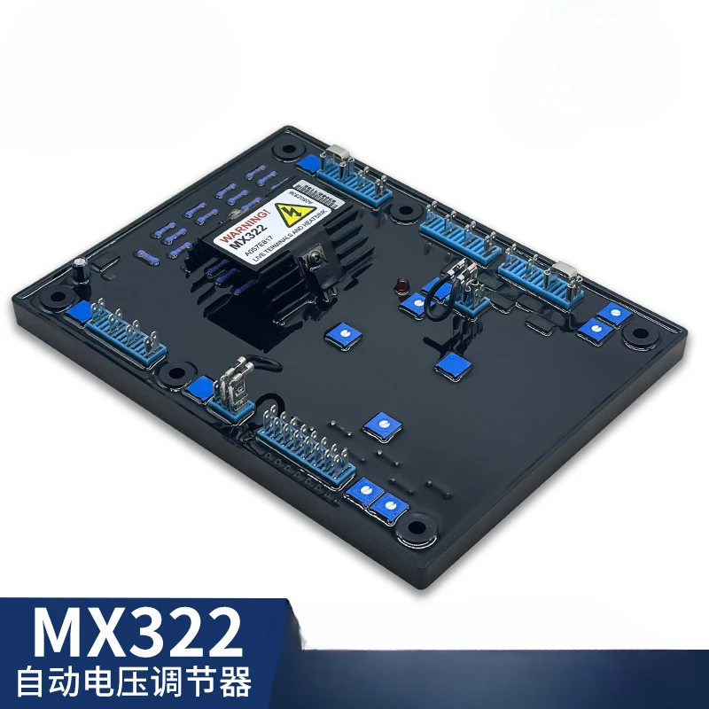 

MX322 Пластина для регулирования давления Бесщеточный генератор с постоянным магнитом Автоматический регулятор возбуждения Плата возбуждения