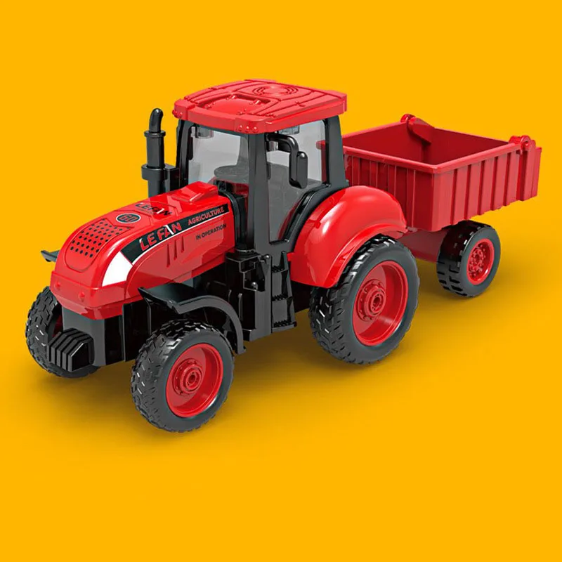 Mini véhicules agricoles moulés sous pression pour enfants, modèle de voiture d'ingénierie, moissonneuse-batteuse, jouets de tracteur, cadeau de Noël