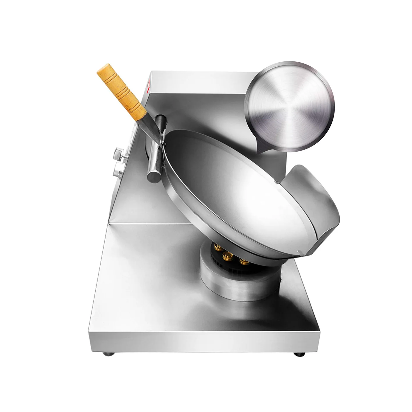 

220V 300W Stainless Steel Automatic Cooking Machine Shake Wok Gas Heating Commercial Equipment In Restaurant