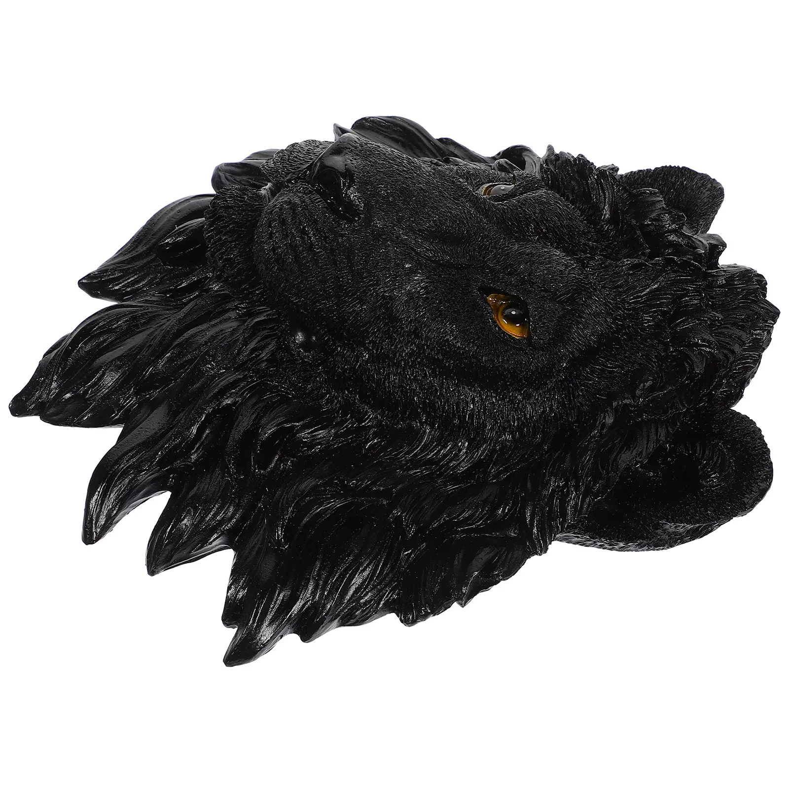 

Luxury Resin Lion Head Wall Sculpture Hanging Animal Head Art Decor For Home Living Room Office Wall Decor Exquisite Craft Adorn