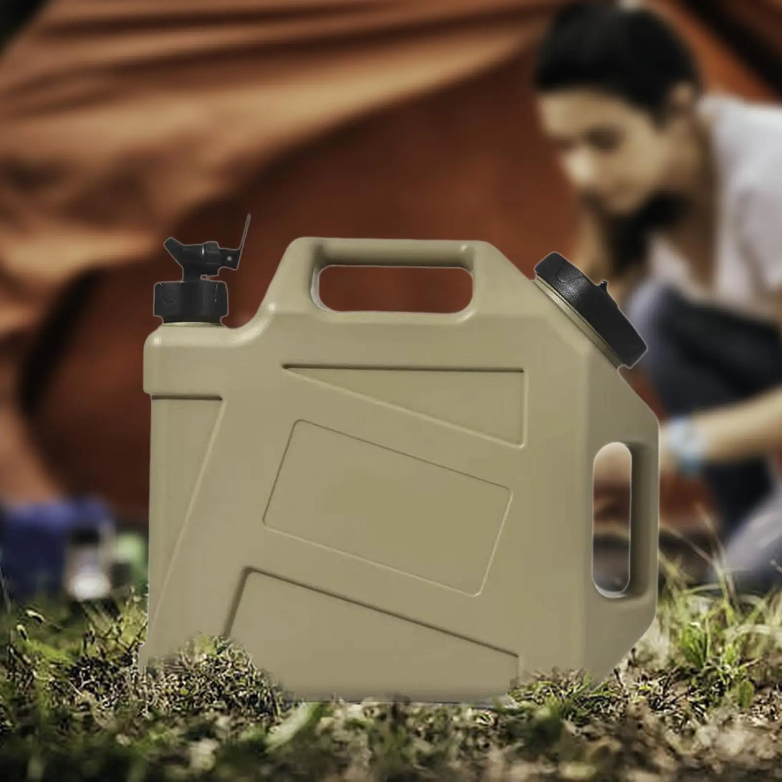 

Water Container with Spigot Large Water Bucket for Hiking Emergency Fishing