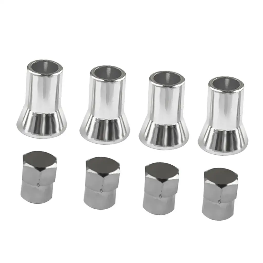 

Колпачки клапанов шин с хромированной крышкой TPMS, совместимые с штоком колеса, пыленепроницаемые для американских автомобилей