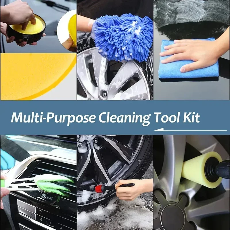 New Car Wash Brush Soft Brush Detail Brush Automotive Interior Cleaning Tools Air Conditioner Air Outlet Cleaning Brush image 2