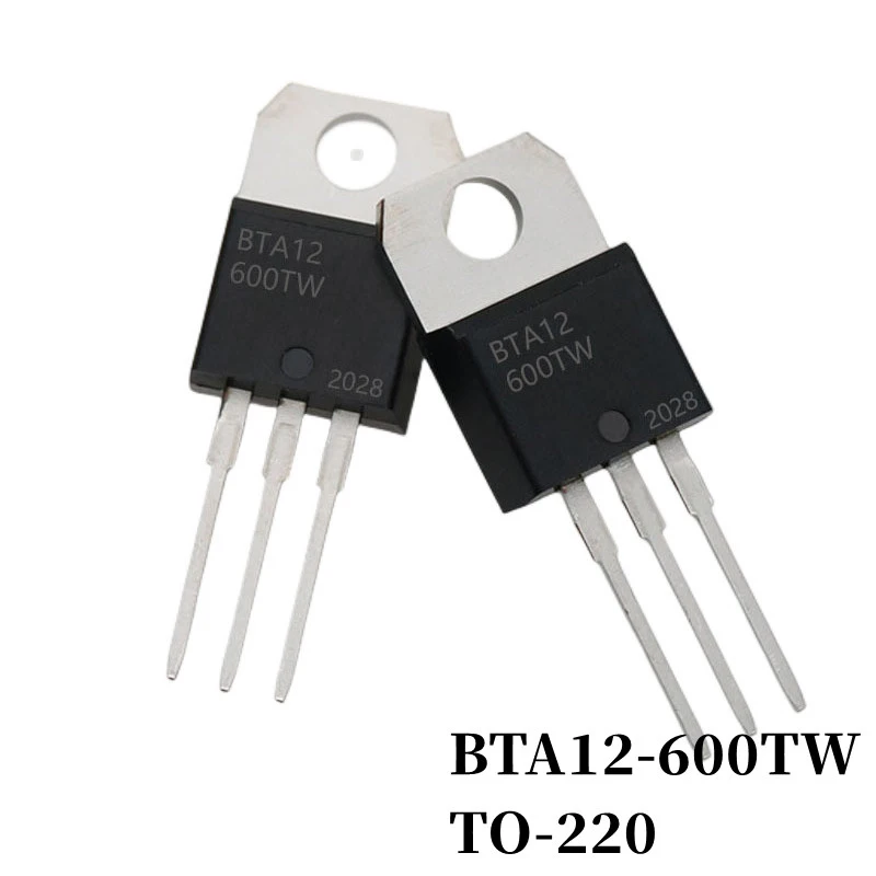 BTA12-600BW BTA12-600B, 5 ~ 500 buah BTA12-600TW BTA12-600C BTA12-600CW BTA12-600SW DIP Thyristor TO-220 12A/600V Triac Chip besar