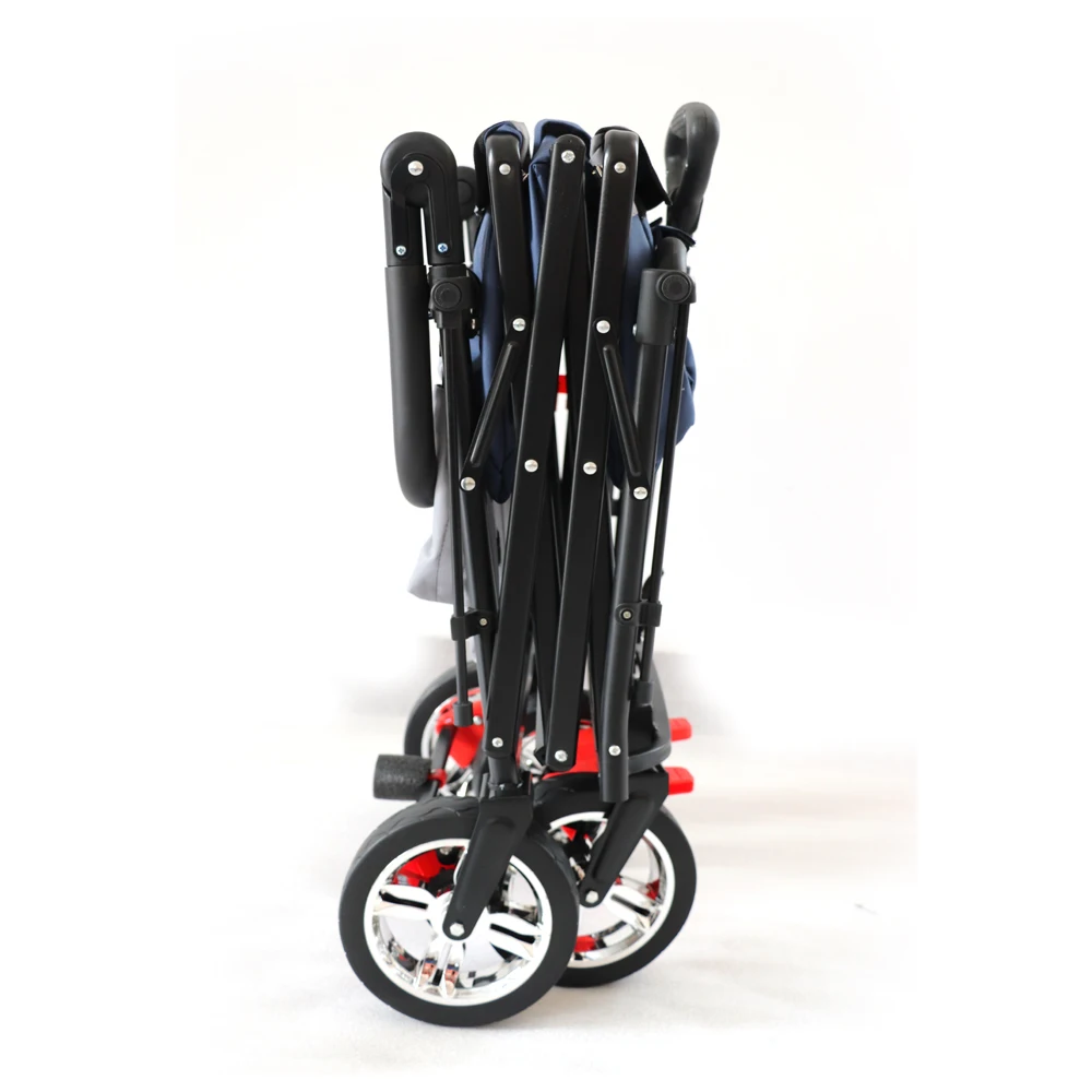 

Push Cart Dolly Moving Platform Hand Truck Foldable for Easy Storage and 360 Degree Swivel Wheels with