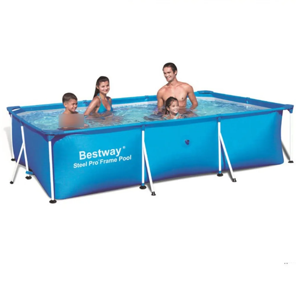 

56404 BestV 300*201*66cm 3300L Deluxe Splash Frame Pool For Adults & Children(No Any Accessary) 118"x79"x26" Pool