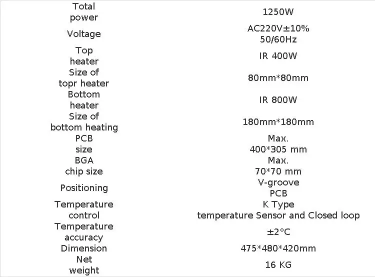 ACHI IR PRO SC IR6500 Infrared BGA Rework Station Motherboard Chip PCB Repair Welding Soldering Machine