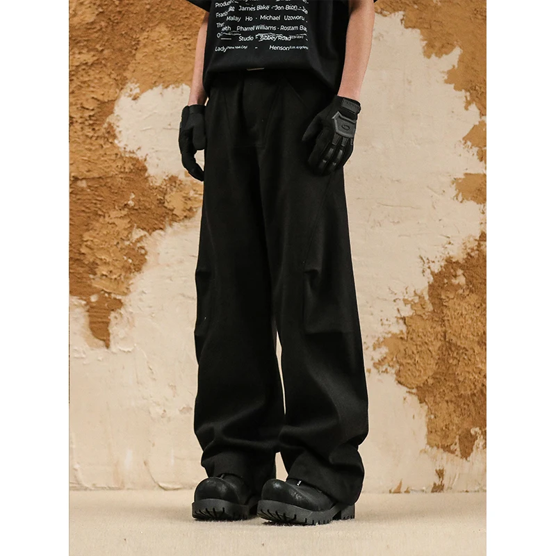 Men Women Streetwear Fashion Hip Hop Loose Casual Straight Cargo Pants Cityboy Girl Long Trousers Pants for Man