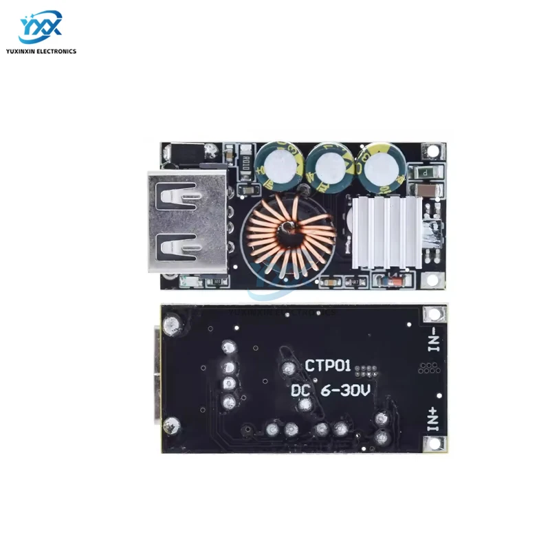 1PCS QC3.0 DIY Fast Charger Step-Down Module DC 5-32V 24W for Emergency Charging of Mobile Phone
