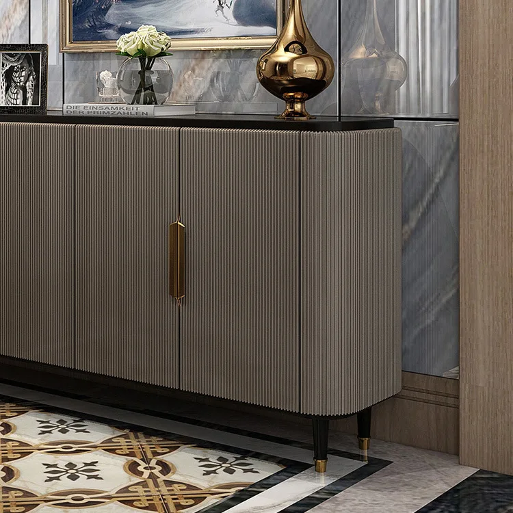 Gabinete de porche de madera maciza de lujo, ligero americano, moderno, sencillo, para vestíbulo, decoración del hogar