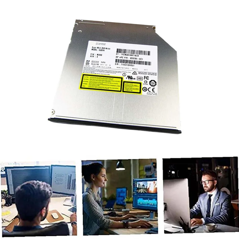 Laptop Built-in Optical Drive for HL GU60N GU70N GU90N GUBON GUD1N Serial Port Tray Pop-Up Ultra-Thin DVD Burner 9.5MM