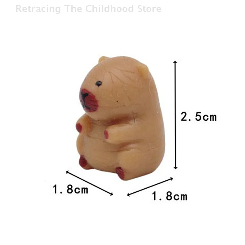 Capybara Squeezing Toys Cartoon Capybara Plastic Stress Relief Toys Stress Release Decompress Stress Rebound Toys