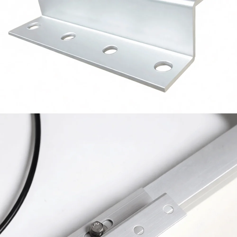 Z Bracket Solar Panel Mount System Aluminum Alloy Fixing Accessory For RV Motorhome Roof Solar Power Module Installation