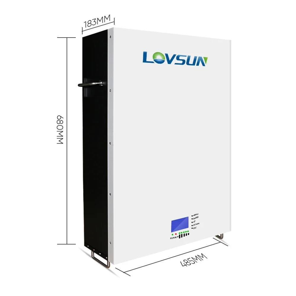 Inversor de iões de lítio Growatt-Wall, bateria solar do sistema doméstico, pacotes LiFePO4, 48V, 200 Ah, 7 kWh, 10kWh