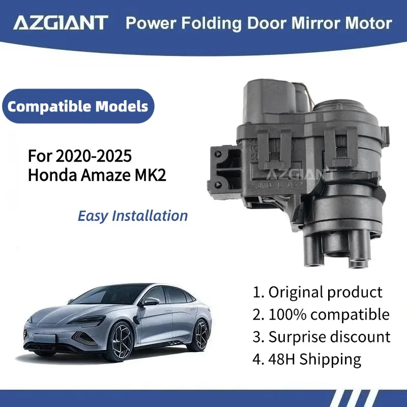 

AZGIANT Car Left Right Side Mirror Folding Motor for 2020-2025 Honda Amaze MK2 Fit Power Folding Mirror Repair
