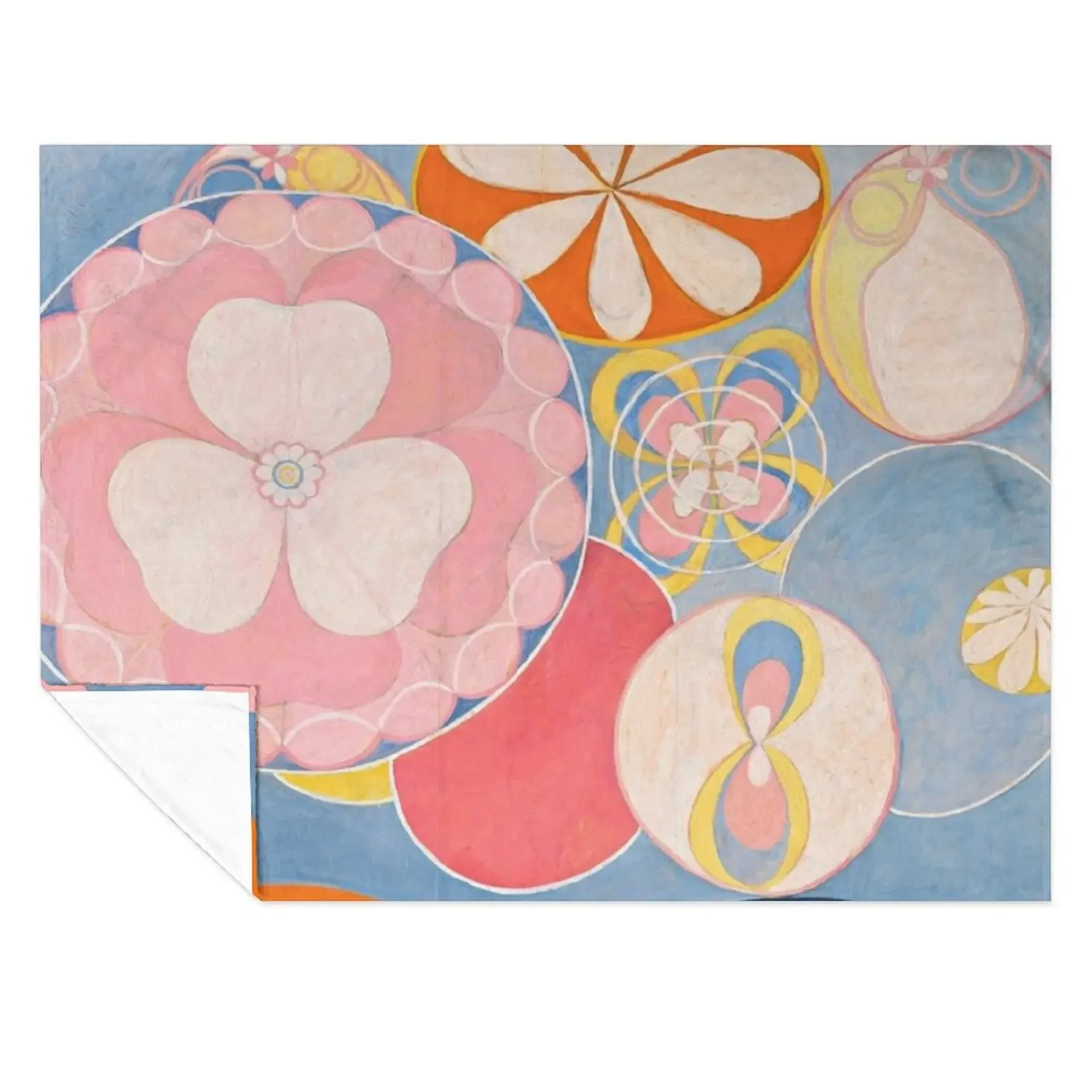 

Hilma Af Klint - The Ten Largest, No. 2 - Childhood Group IV (1907) Throw Blanket anime Designers Cute Plaid Blankets
